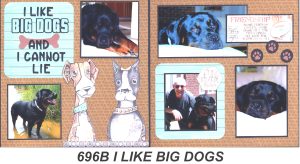 696B I Love Dogs