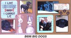 696B I Love Dogs