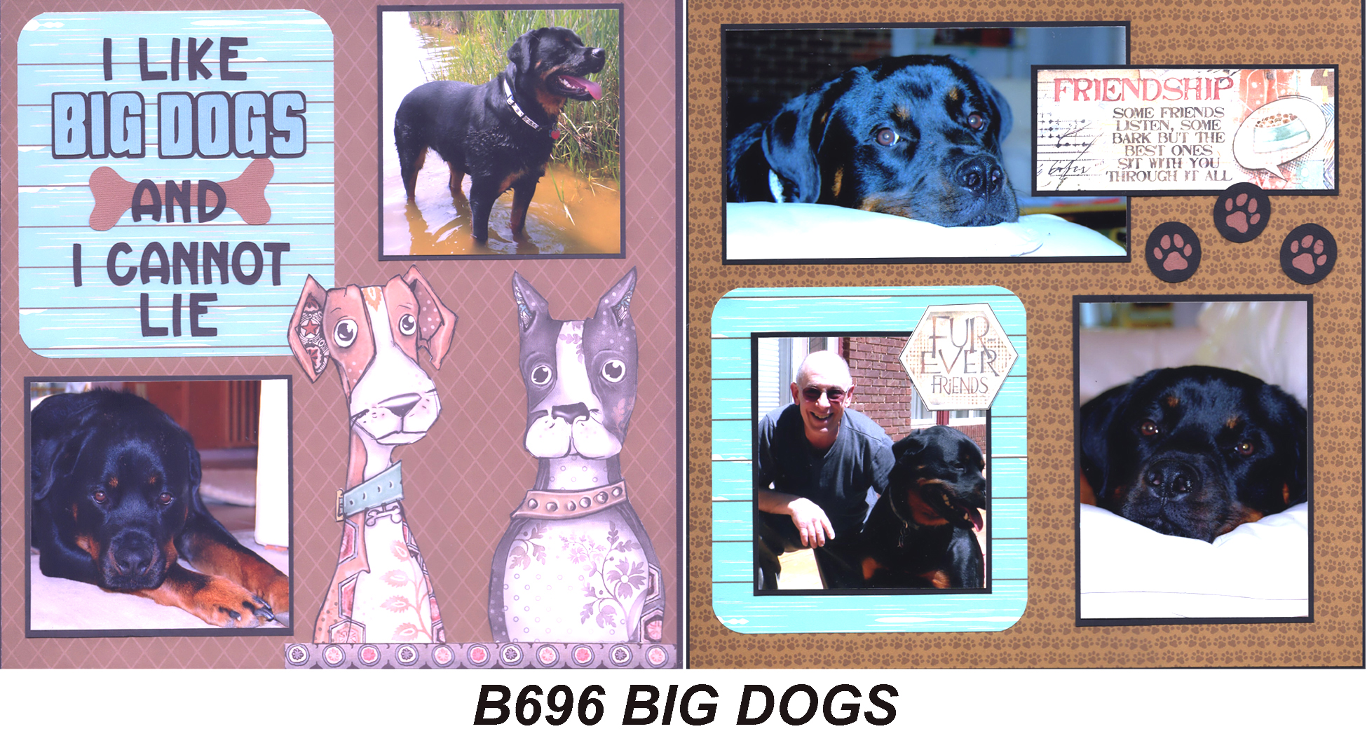 696B I Love Dogs