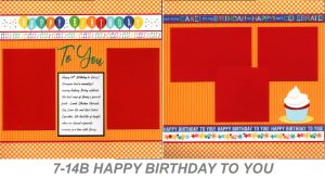 7-14B HAPPY BIRTHDAY TO YOU