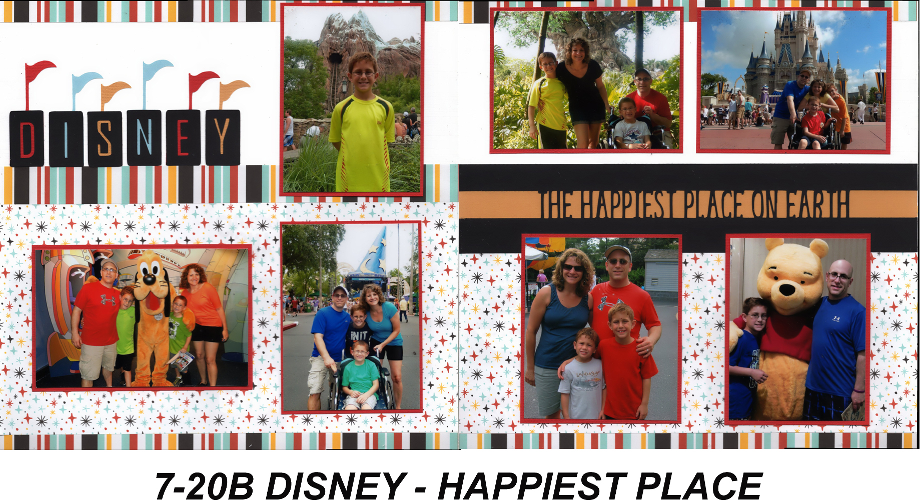 720B DISNEY - HAPPIEST PLACE ON Earth