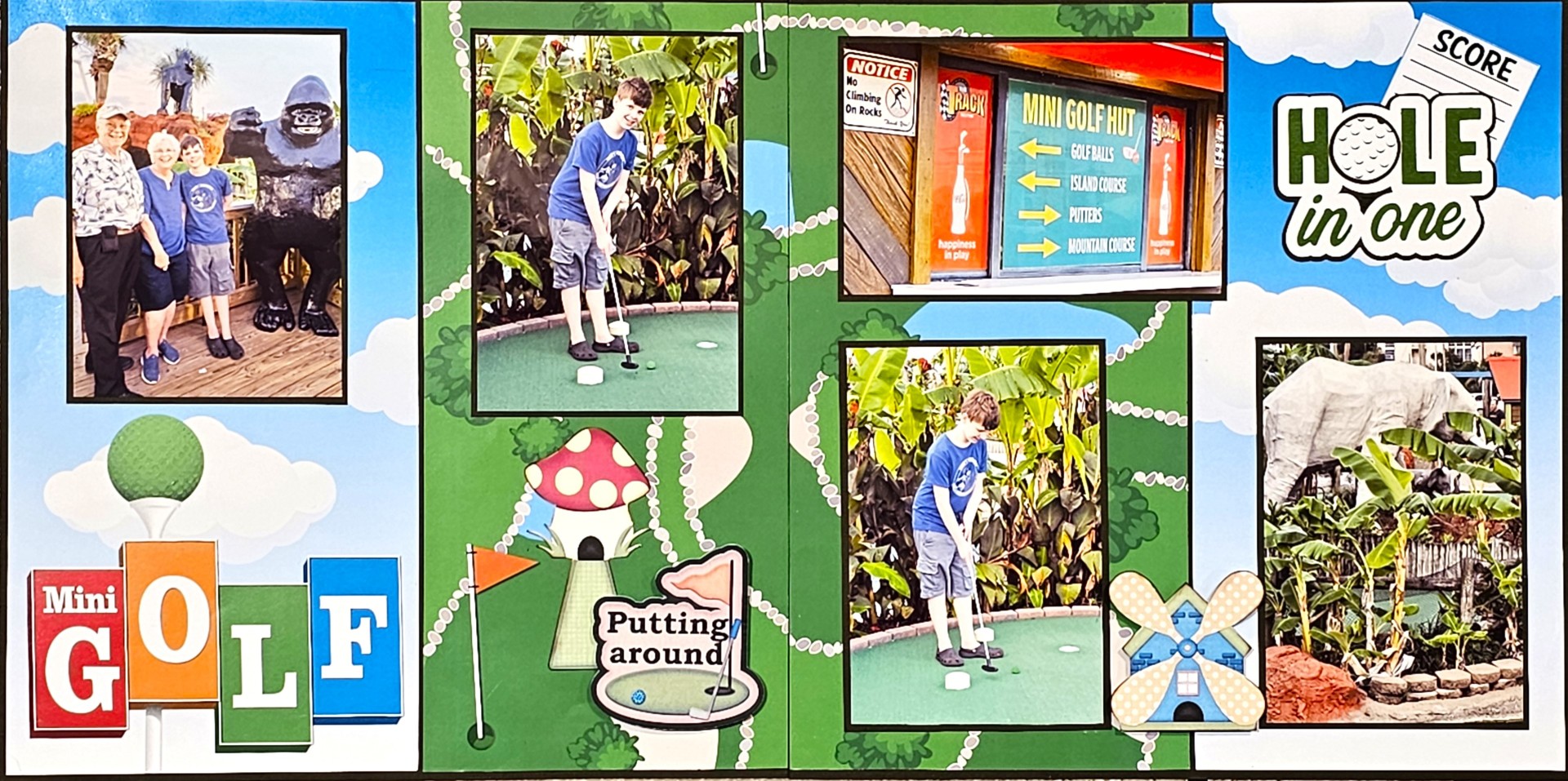 558C Mini-Golf Hole in One