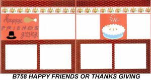 B758 HAPPY FRIENDSGIVING OR THANKSGIVING